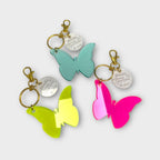 Artesanía de Puerto Rico - Llaveros para las Madres Mariposa y Mensaje *COLOR SURTIDO*
