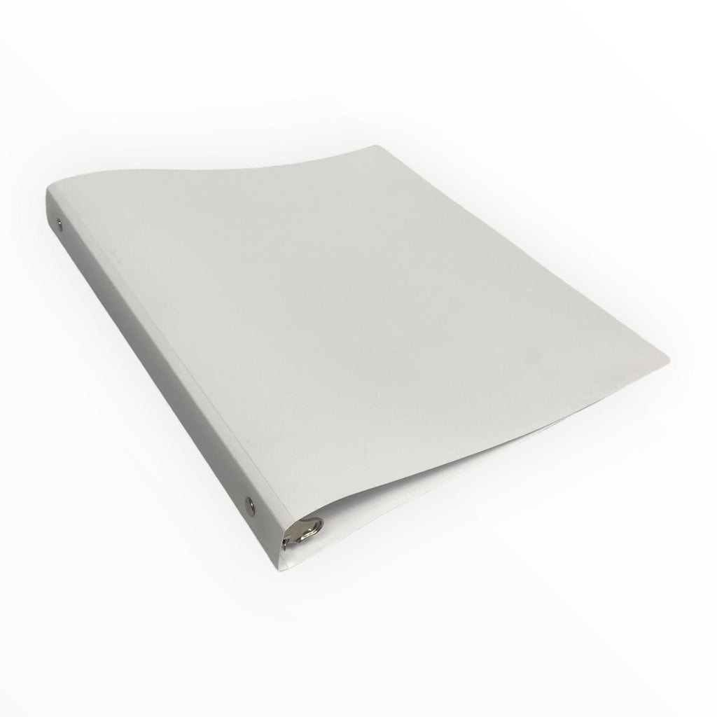 Folder Carpeta Blanda con Argollas/Aros - Blanco 1''