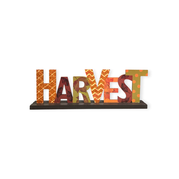 Otoño - Decoración de Mesa ''HARVEST'' 10.2''x 3.3''