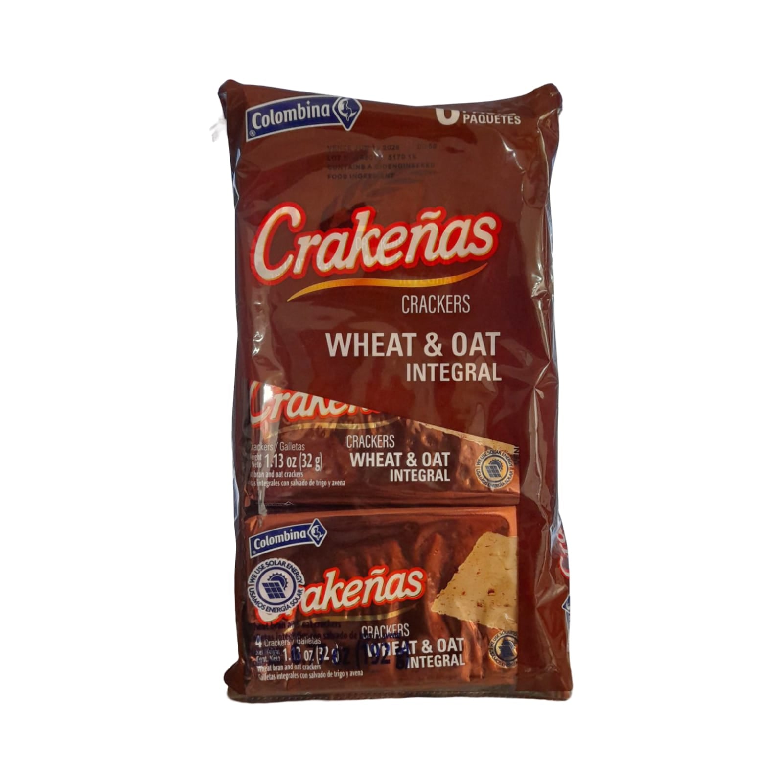 Colombina - Crakeñas Wheat & Oat Integral 6pck