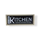 Placa Decorativa Alargada en Madera para Cocina