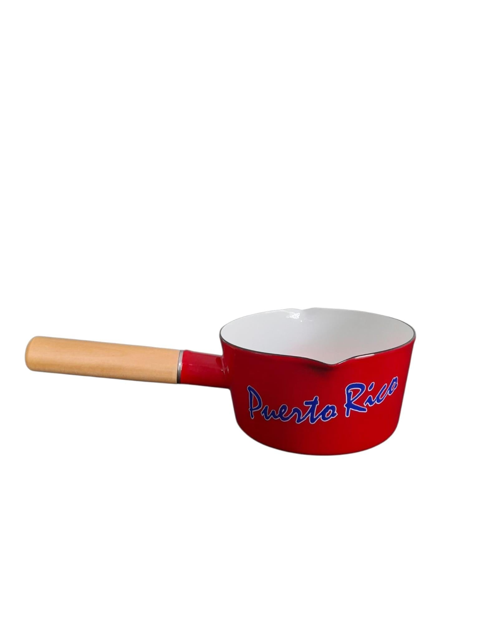Souvenir - Caserola Pequeña con Motivo de Puerto Rico.