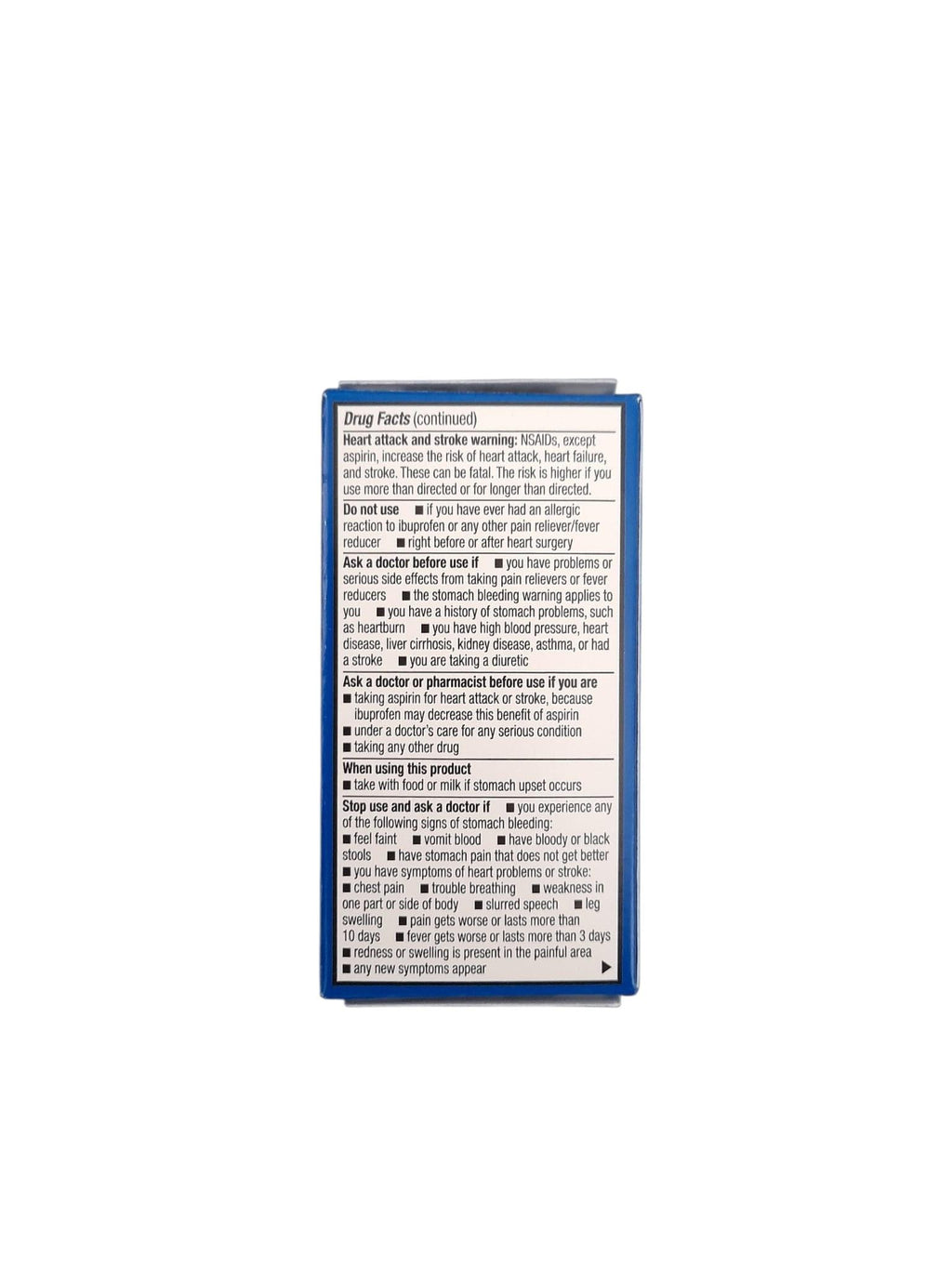 Ibuprofen 50 Tablets - 200mg Pain Reliever, Fever Reducer (NSAID).