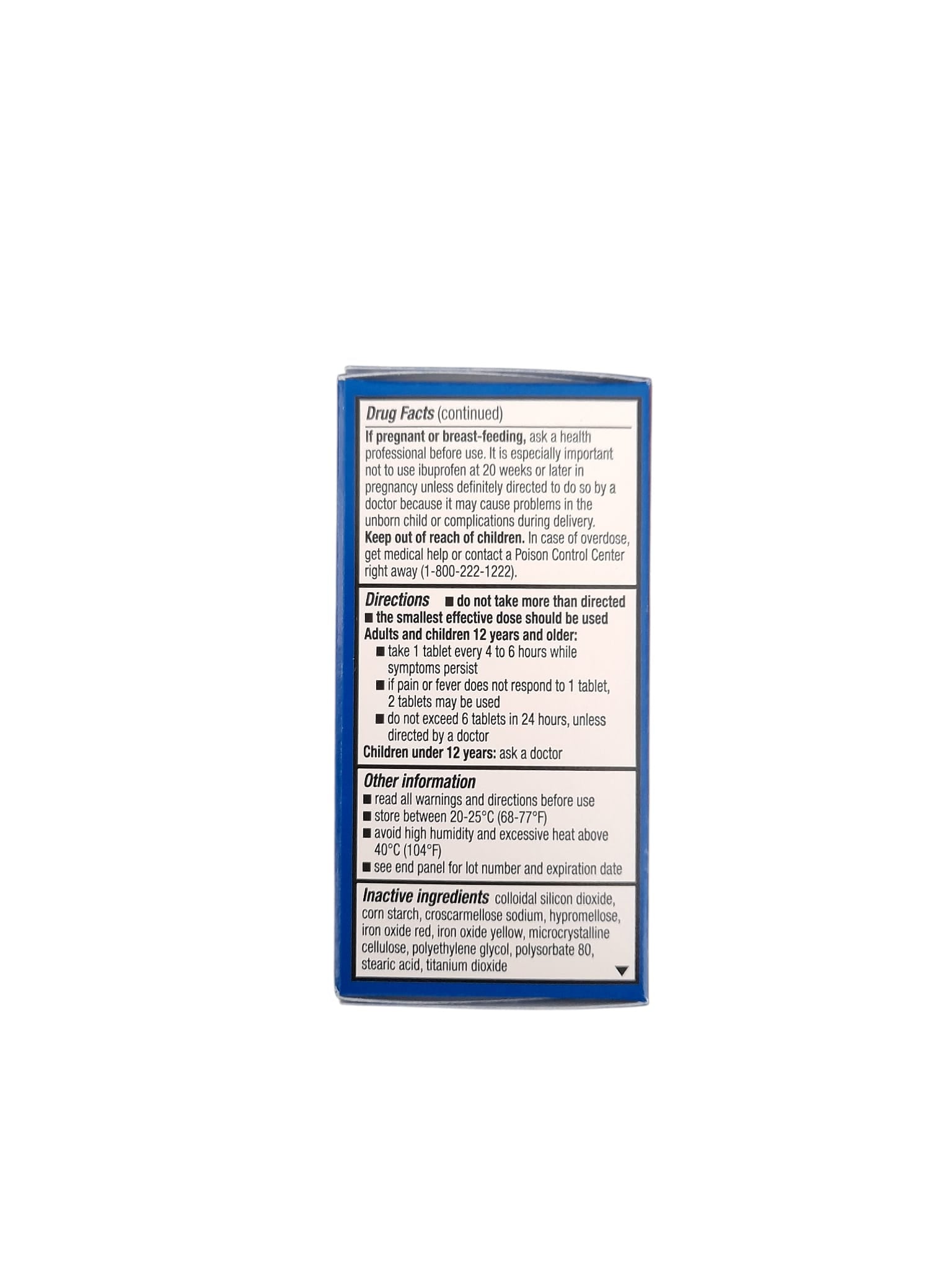 Ibuprofen 50 Tablets - 200mg Pain Reliever, Fever Reducer (NSAID).