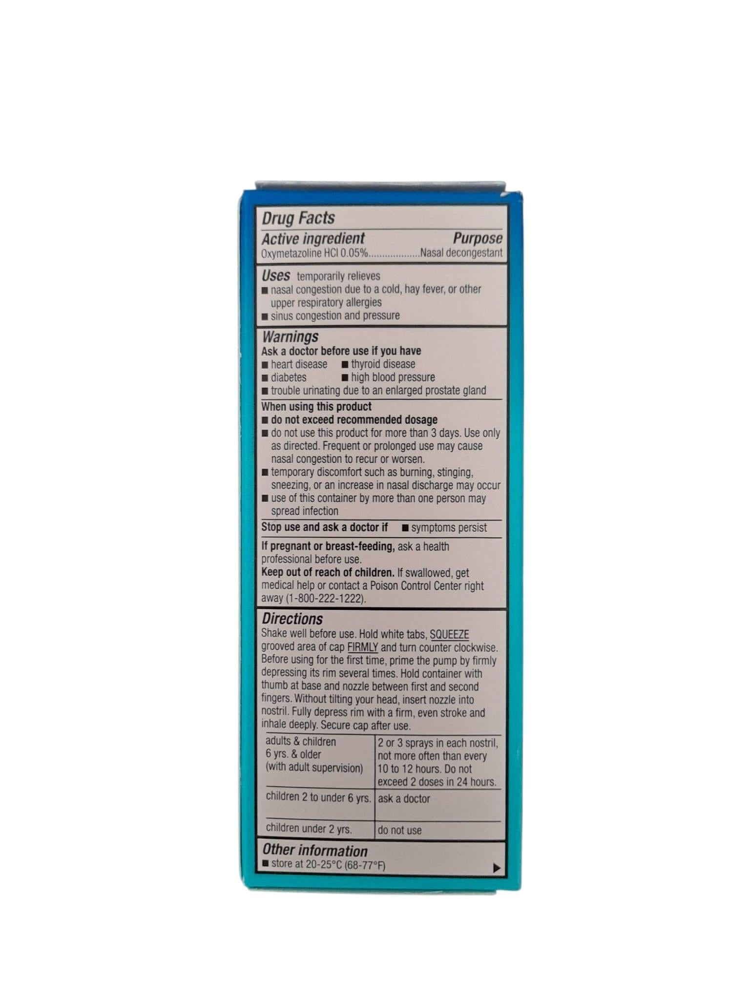 Maximum Strength Nasal Spray - Nasal Decongestant.
