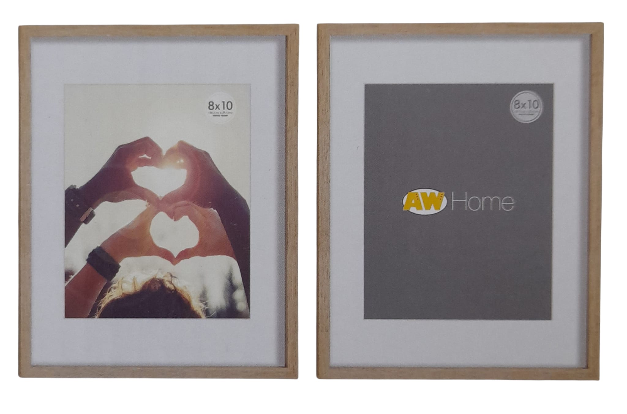 Set de Dos Marcos de Fotos en Madera (8x10").