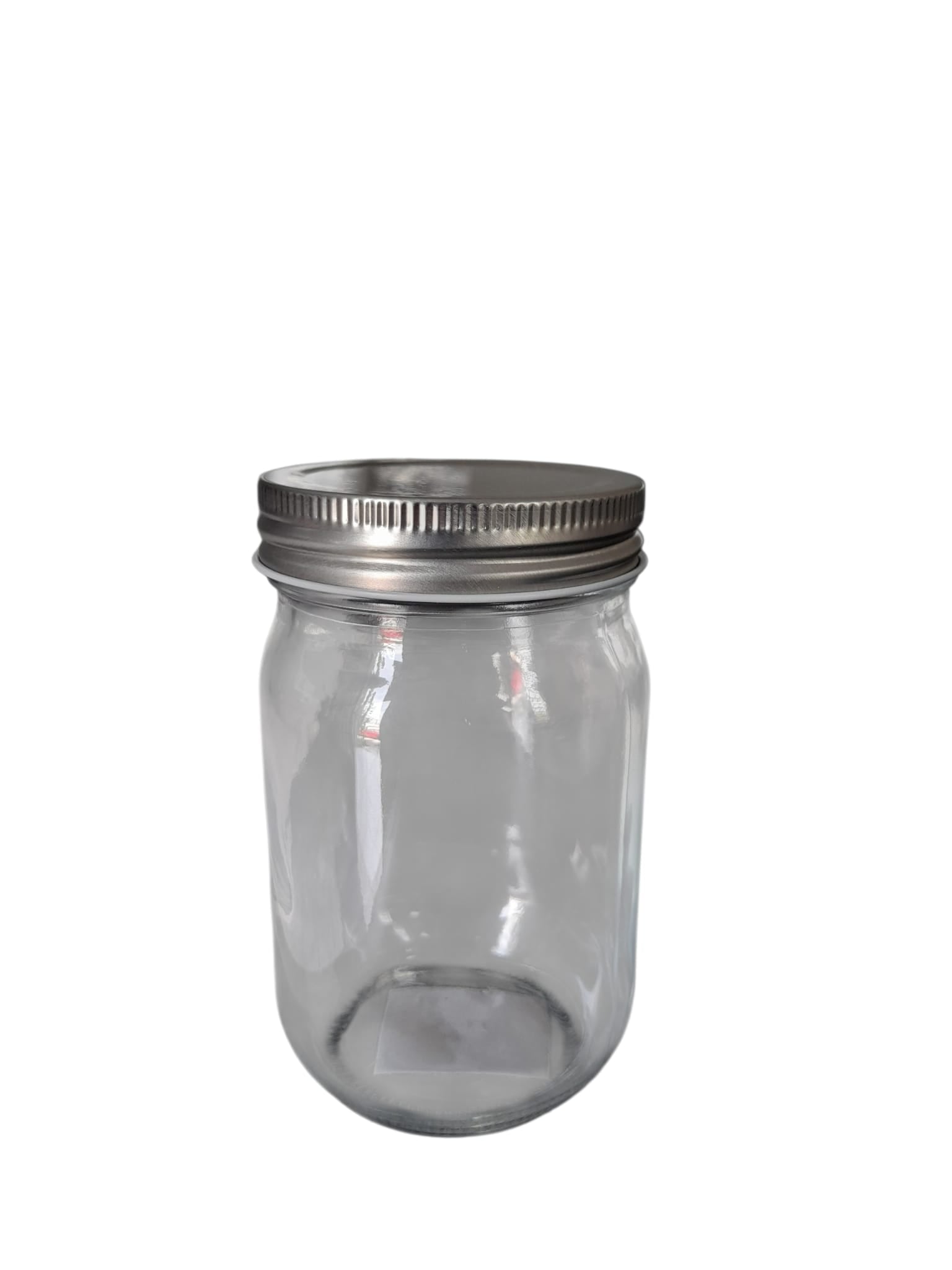 Cristalería - Mason Jar Sencillo con Tapa (380 ML).