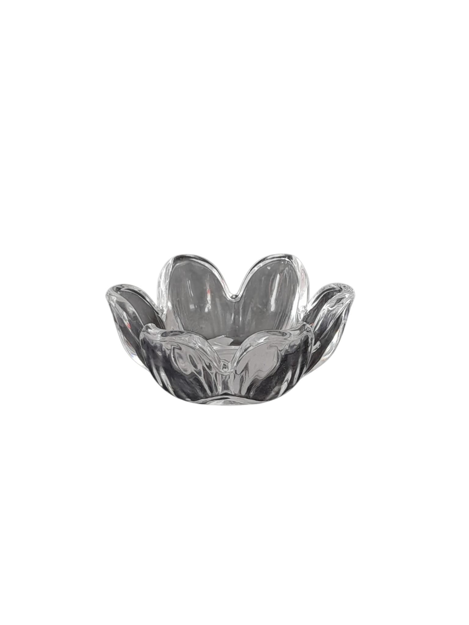 Cristalería - Candle Holder en Forma de Flor (7.5x3cm).