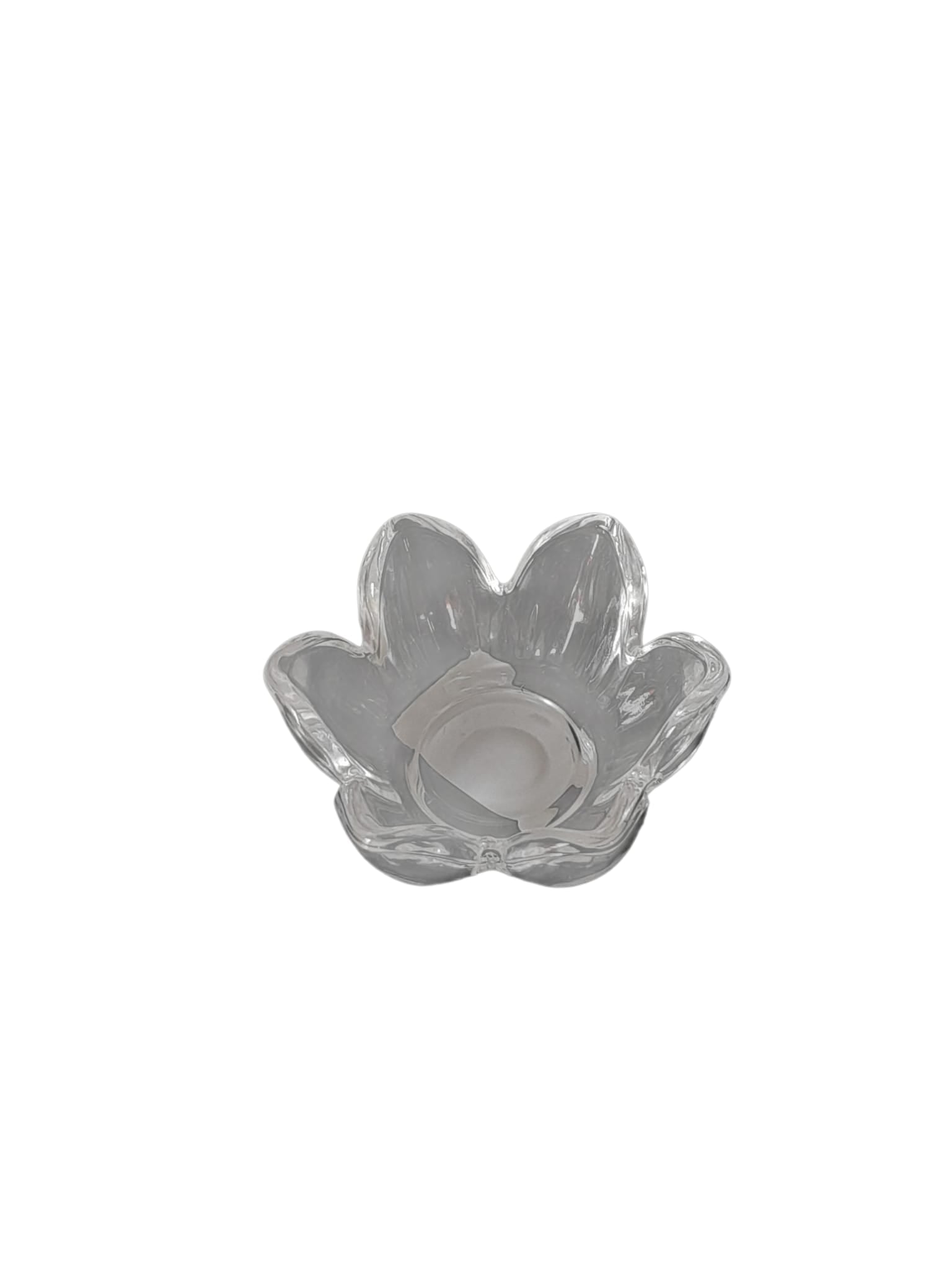 Cristalería - Candle Holder en Forma de Flor (7.5x3cm).