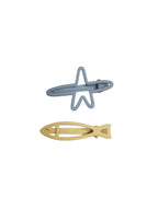 Accesorios para Cabello de Pez y Estrella – Set de 2 Hair Clips.
