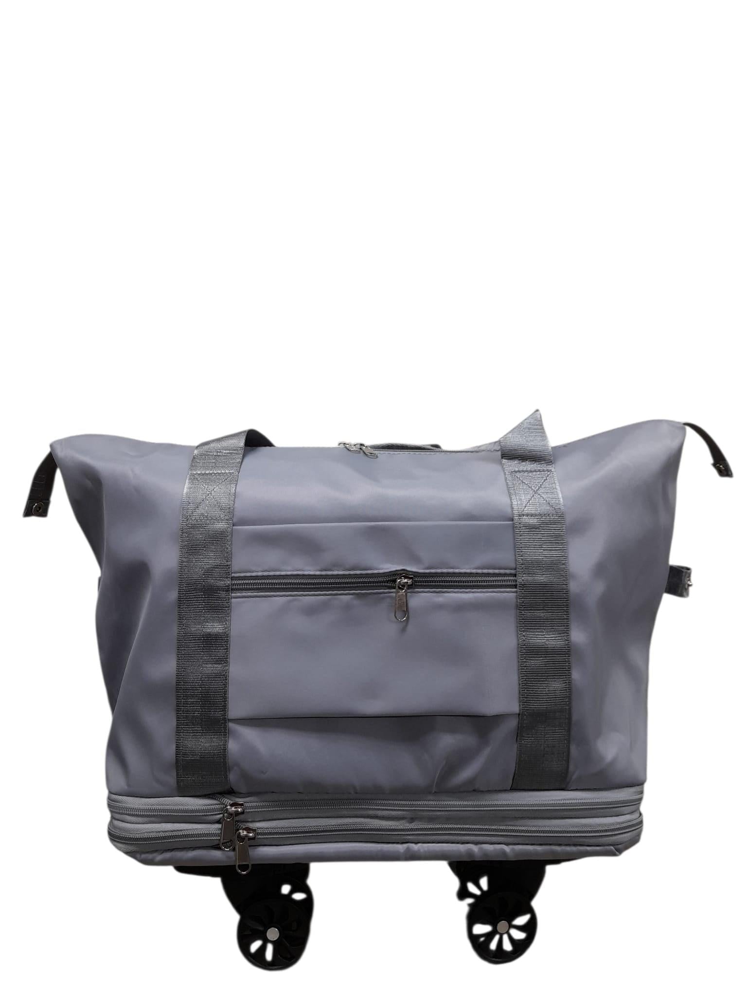 Bolso/Maleta de Viaje Expandible en Tela Lisa - 4 Colores.