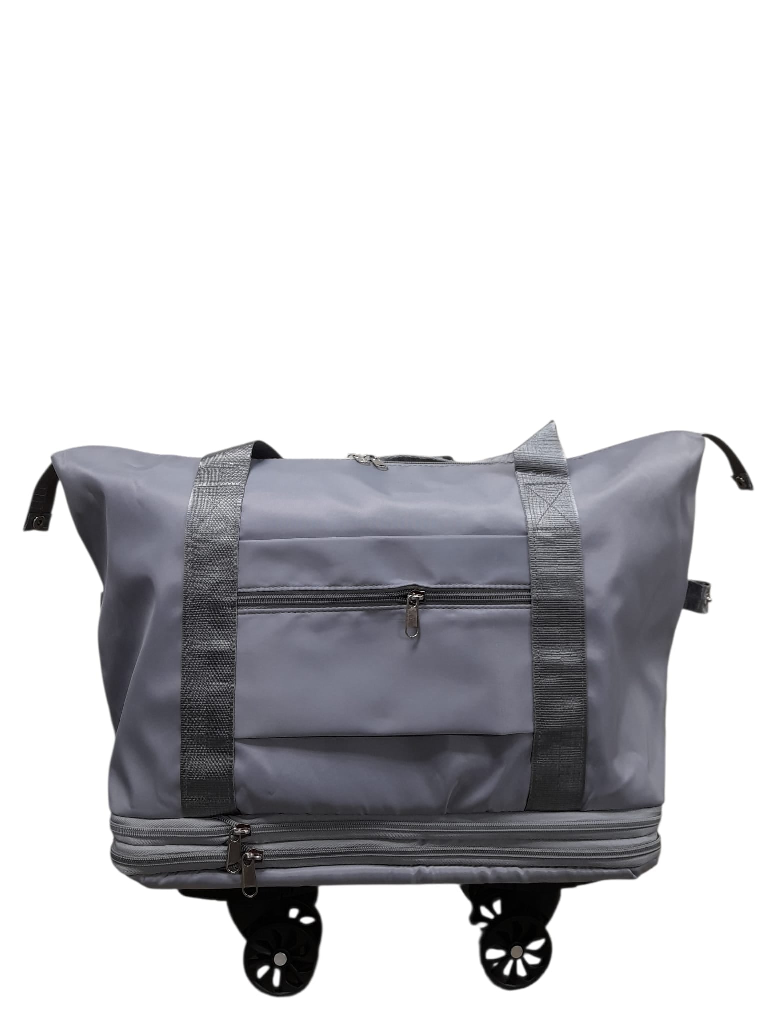 Bolso/Maleta de Viaje Expandible en Tela Lisa - 4 Colores.