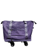 Bolso/Maleta de Viaje Expandible en Tela Lisa - 4 Colores.