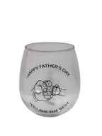 Father's Day Wine Glass.