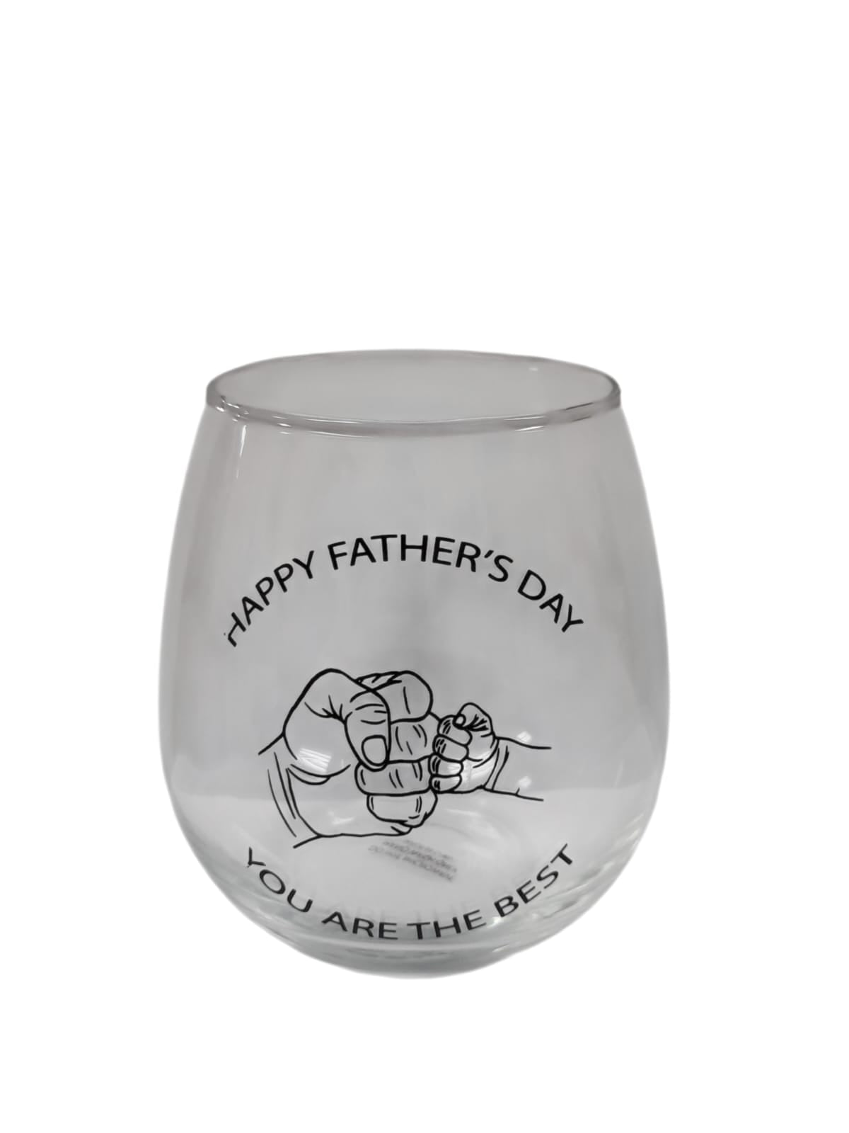 Father's Day Wine Glass.