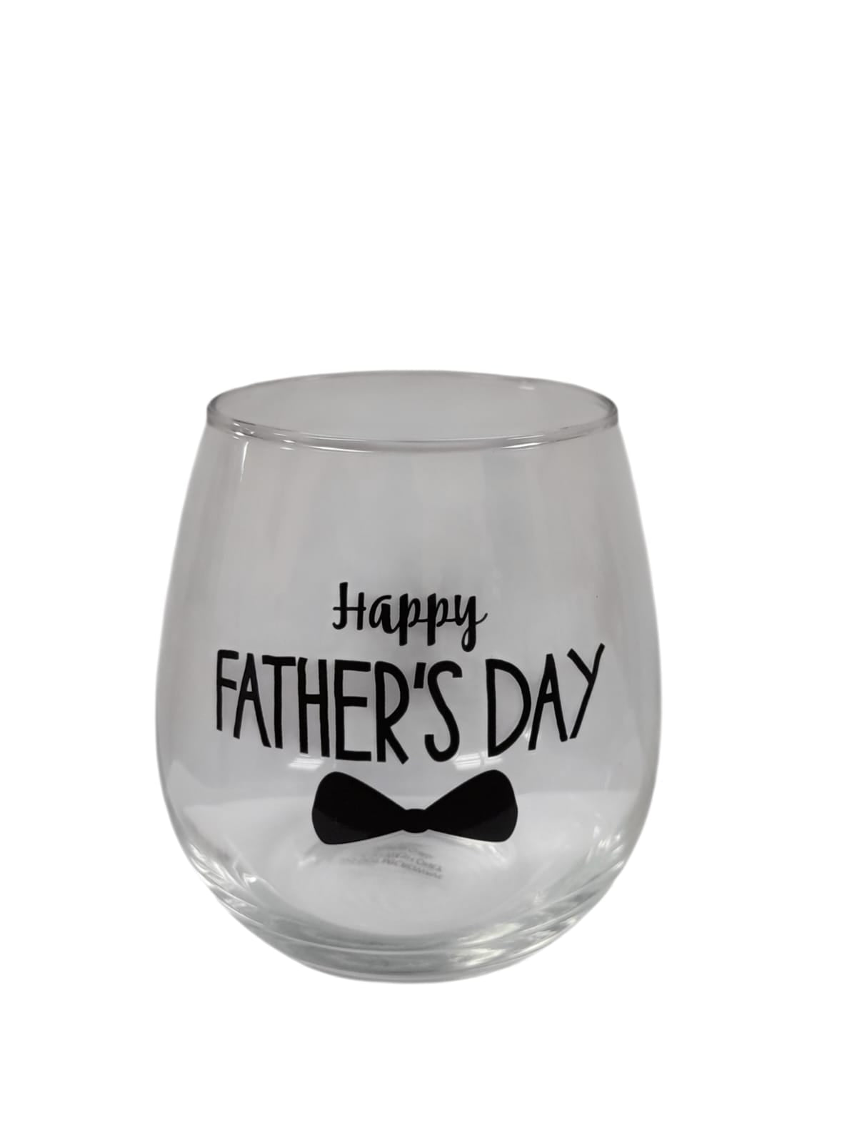 Father's Day Wine Glass.
