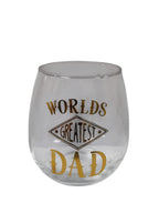Father's Day Wine Glass.
