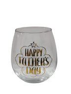 Father's Day Wine Glass.