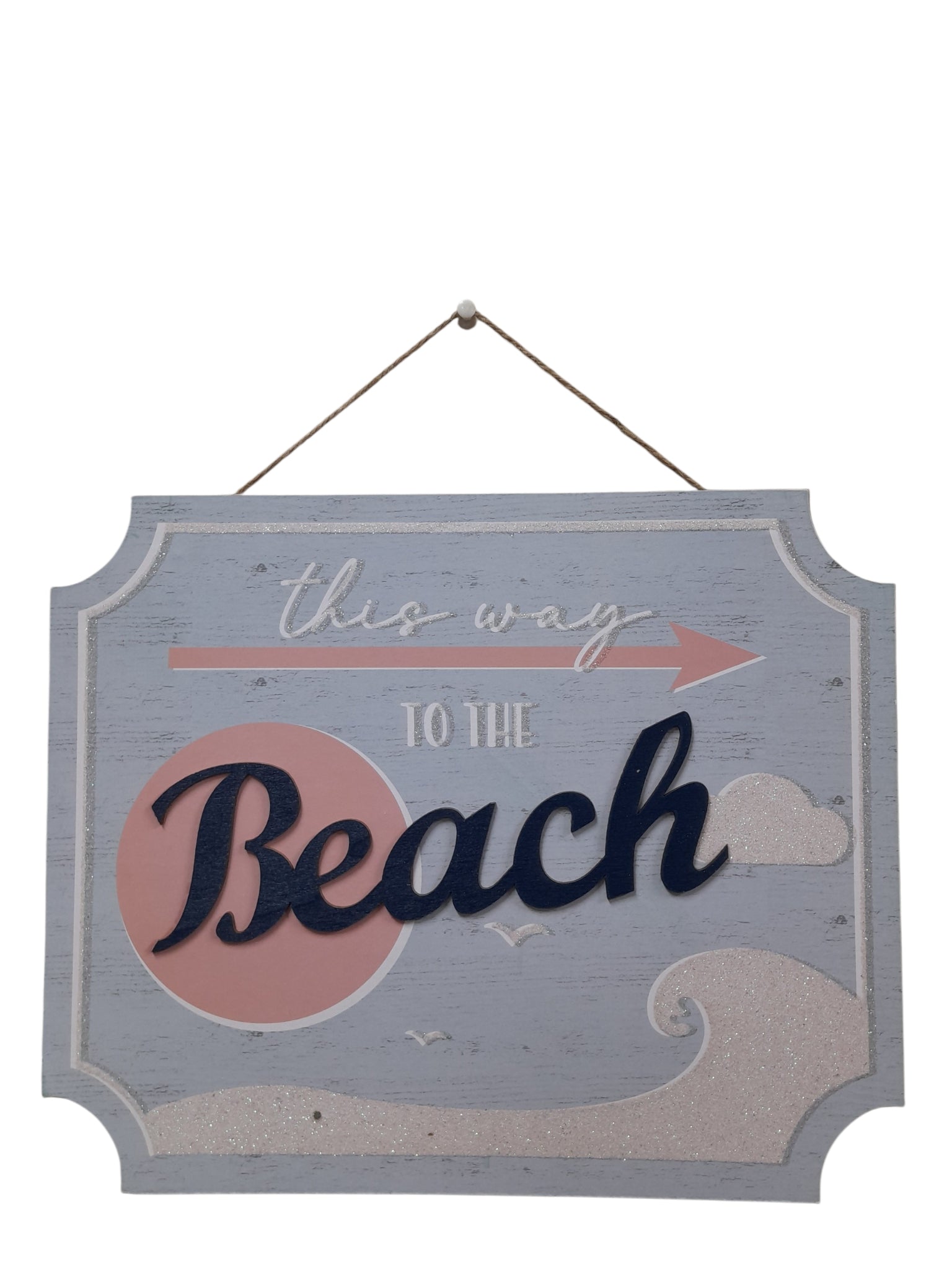 Placas Colgantes de Madera - Beach Style.