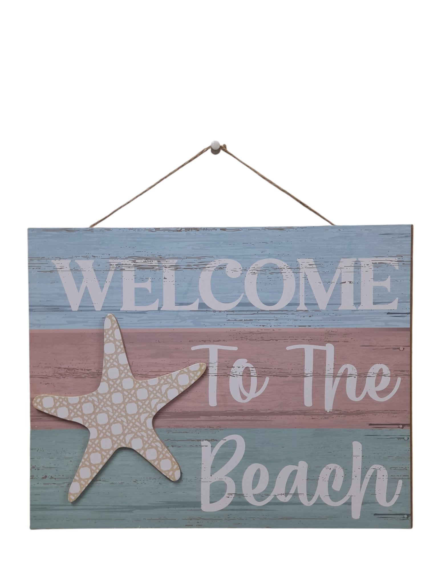 Placas Colgantes de Madera - Beach Style.