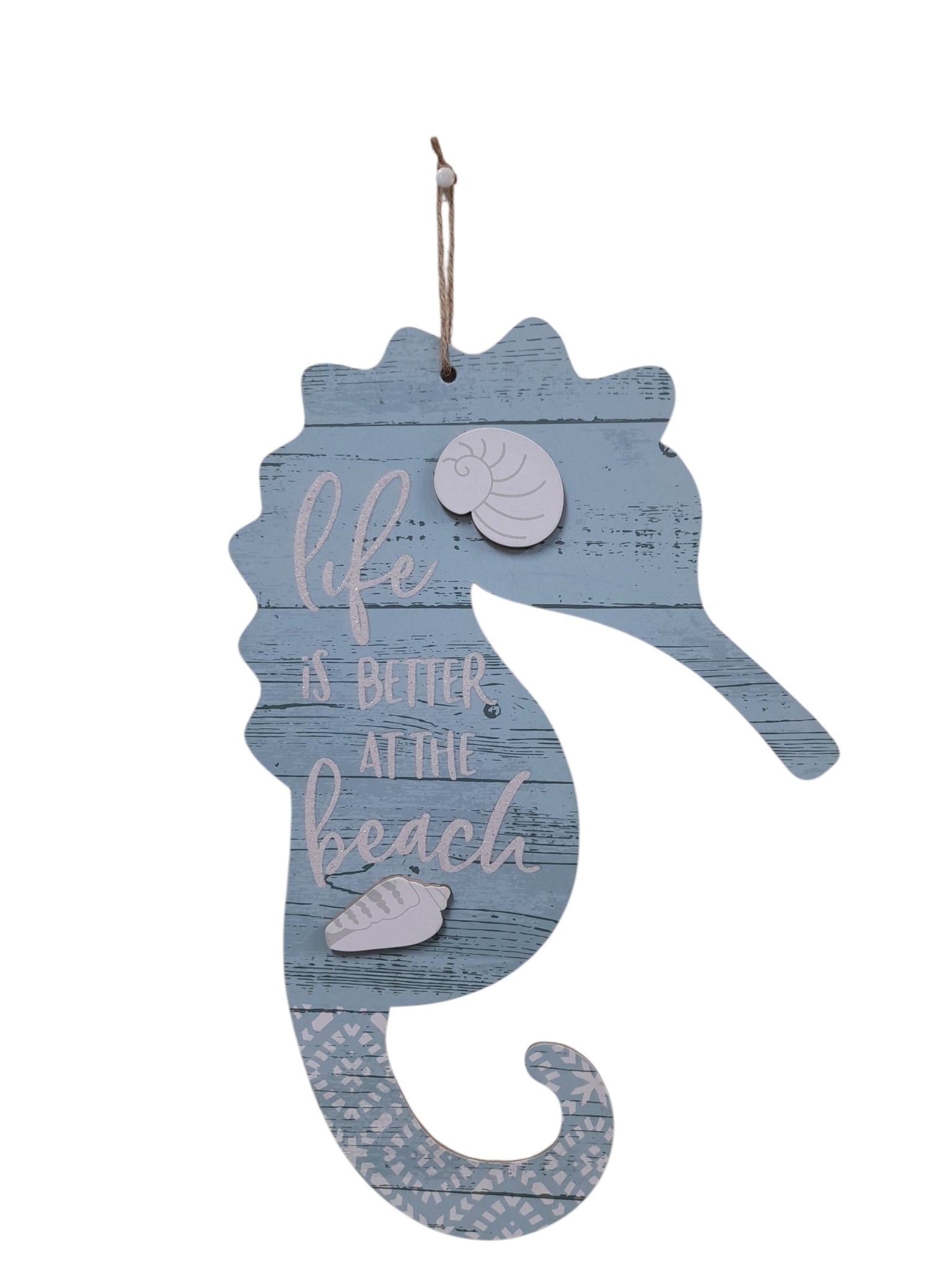 Decoración Colgante de Madera con Animales de Mar | Beach Vibes.
