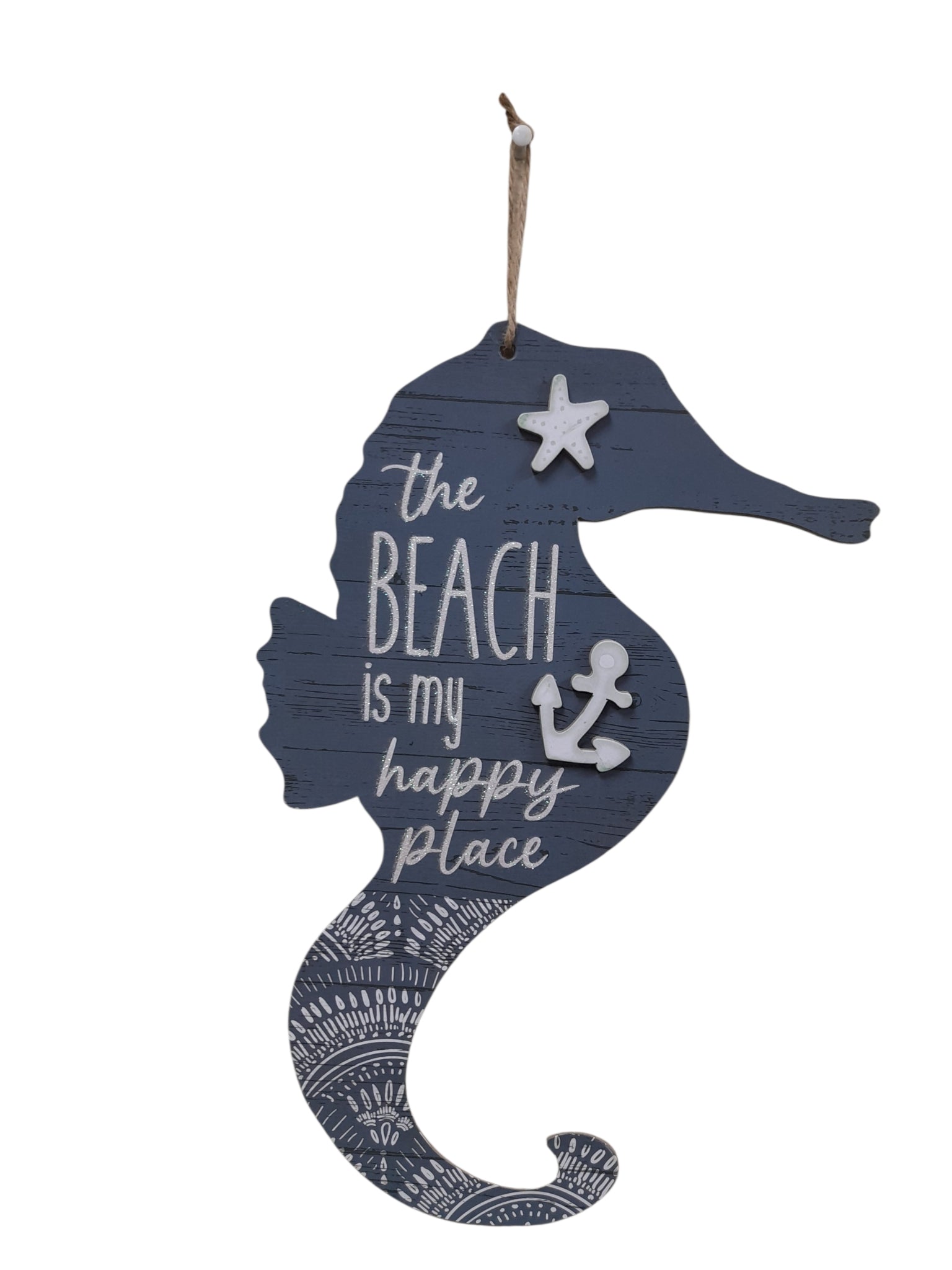 Decoración Colgante de Madera con Animales de Mar | Beach Vibes.