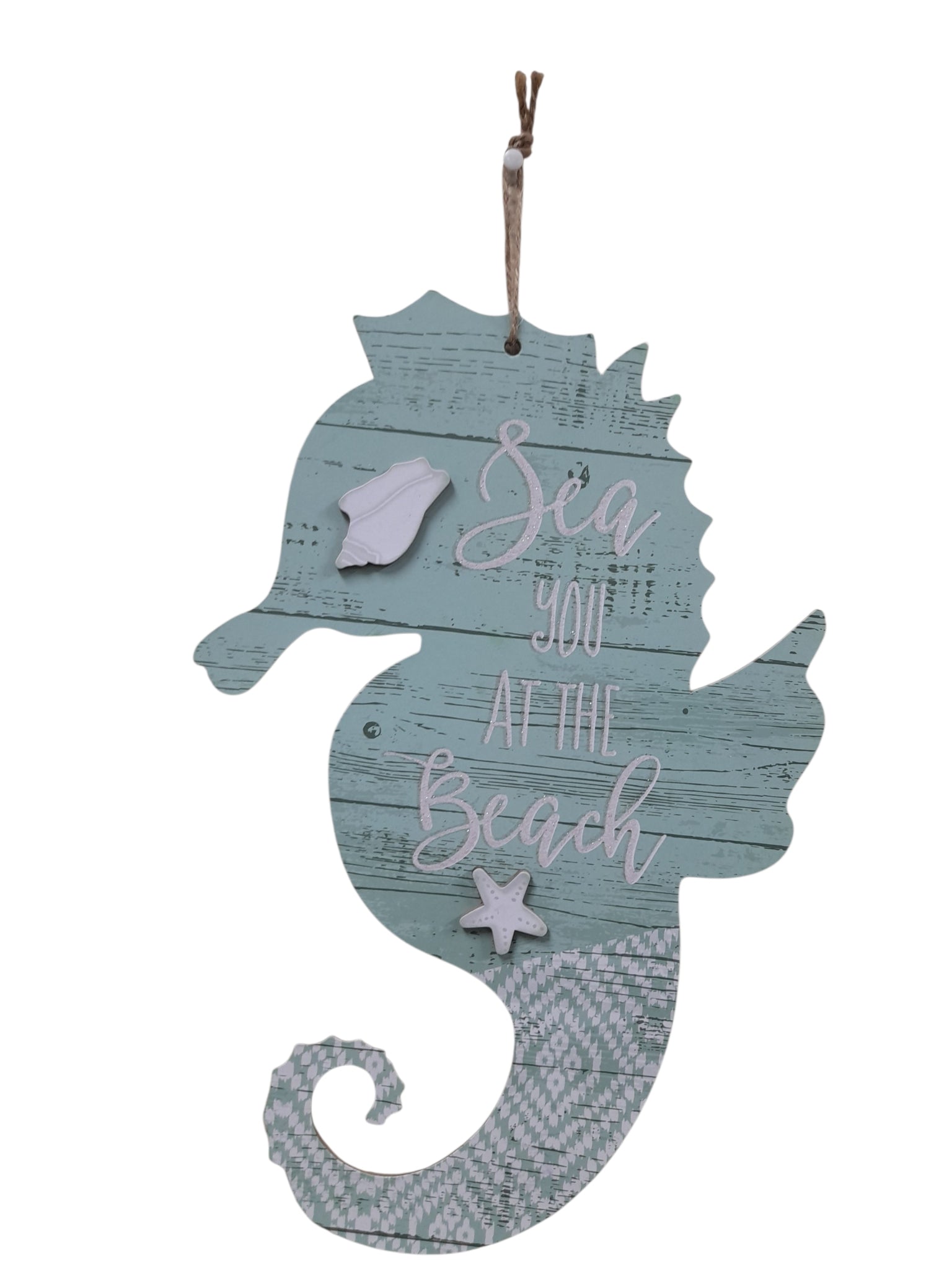 Decoración Colgante de Madera con Animales de Mar | Beach Vibes.