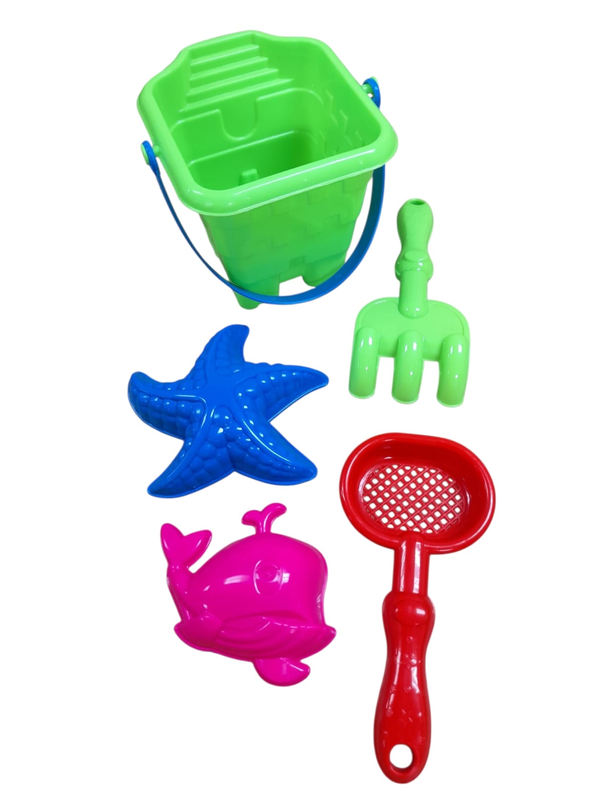 Mini Beach Bucket Set de 5 Piezas para Niños.