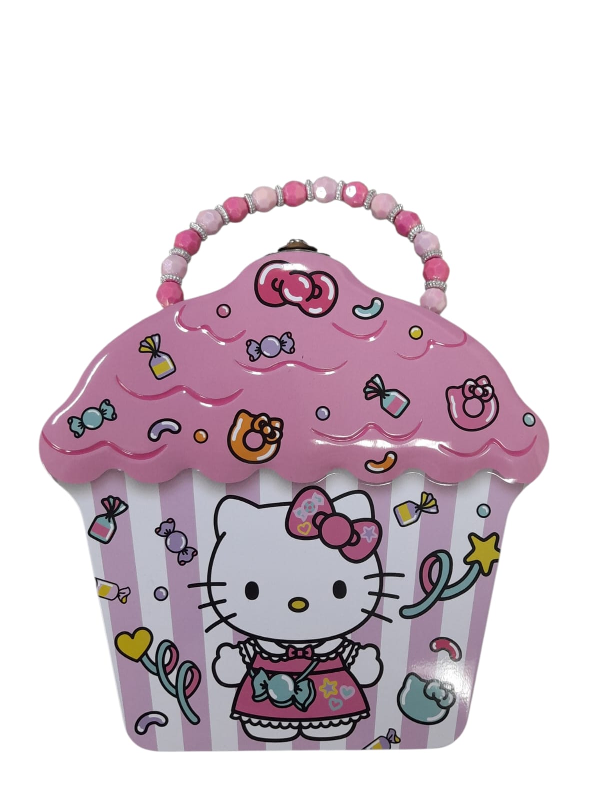 Hello Kitty Tin Box Cupcake Shape.