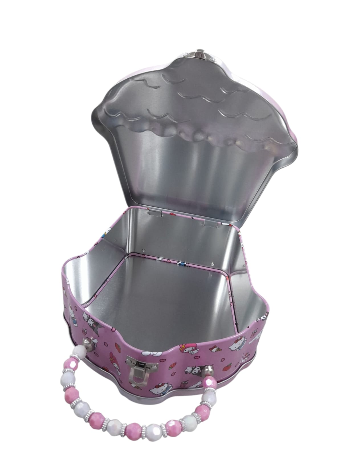 Hello Kitty Tin Box Cupcake Shape.