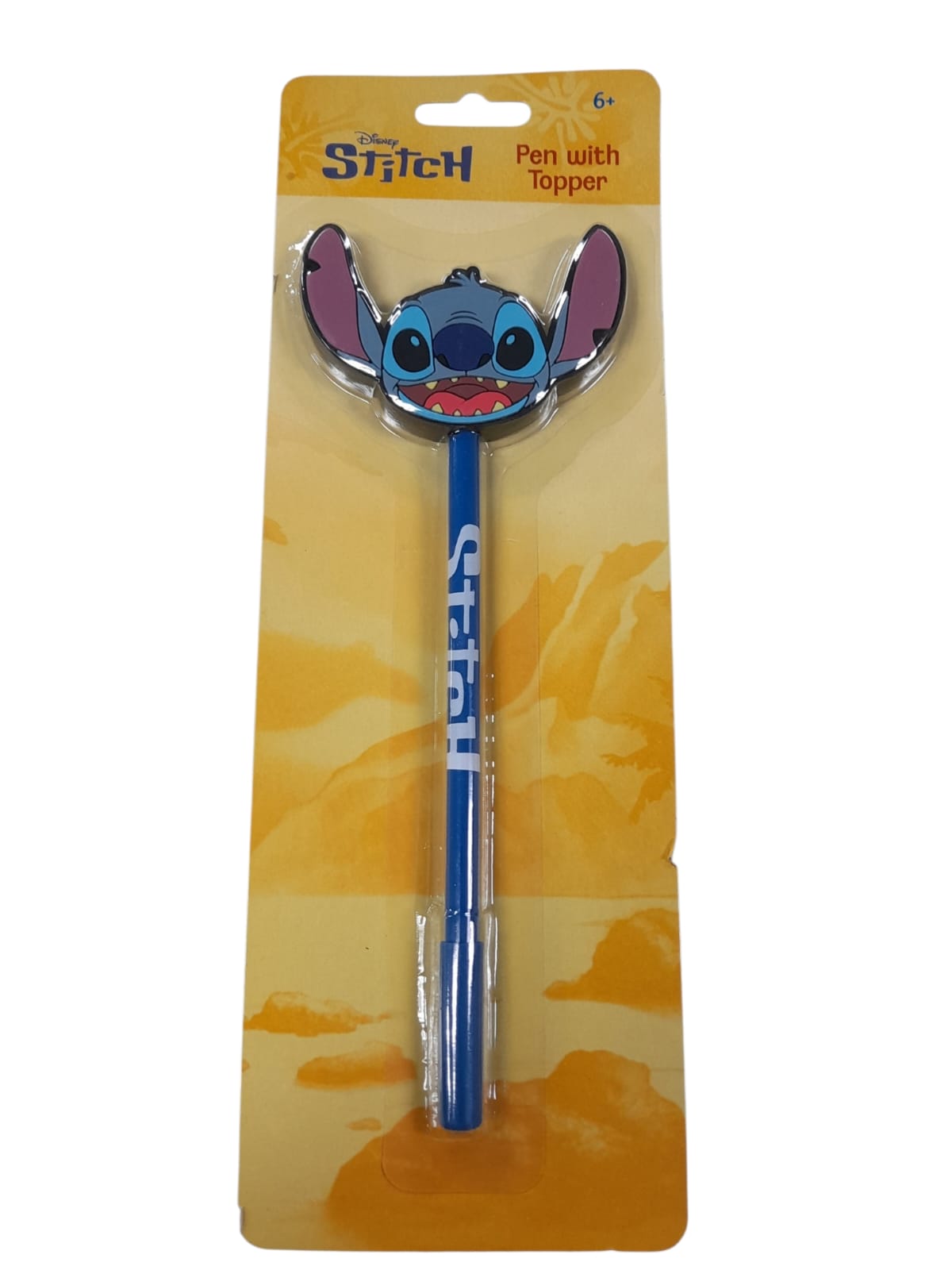 Pen with Topper - Stitch & Bluey.