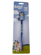 Pen with Topper - Stitch & Bluey.
