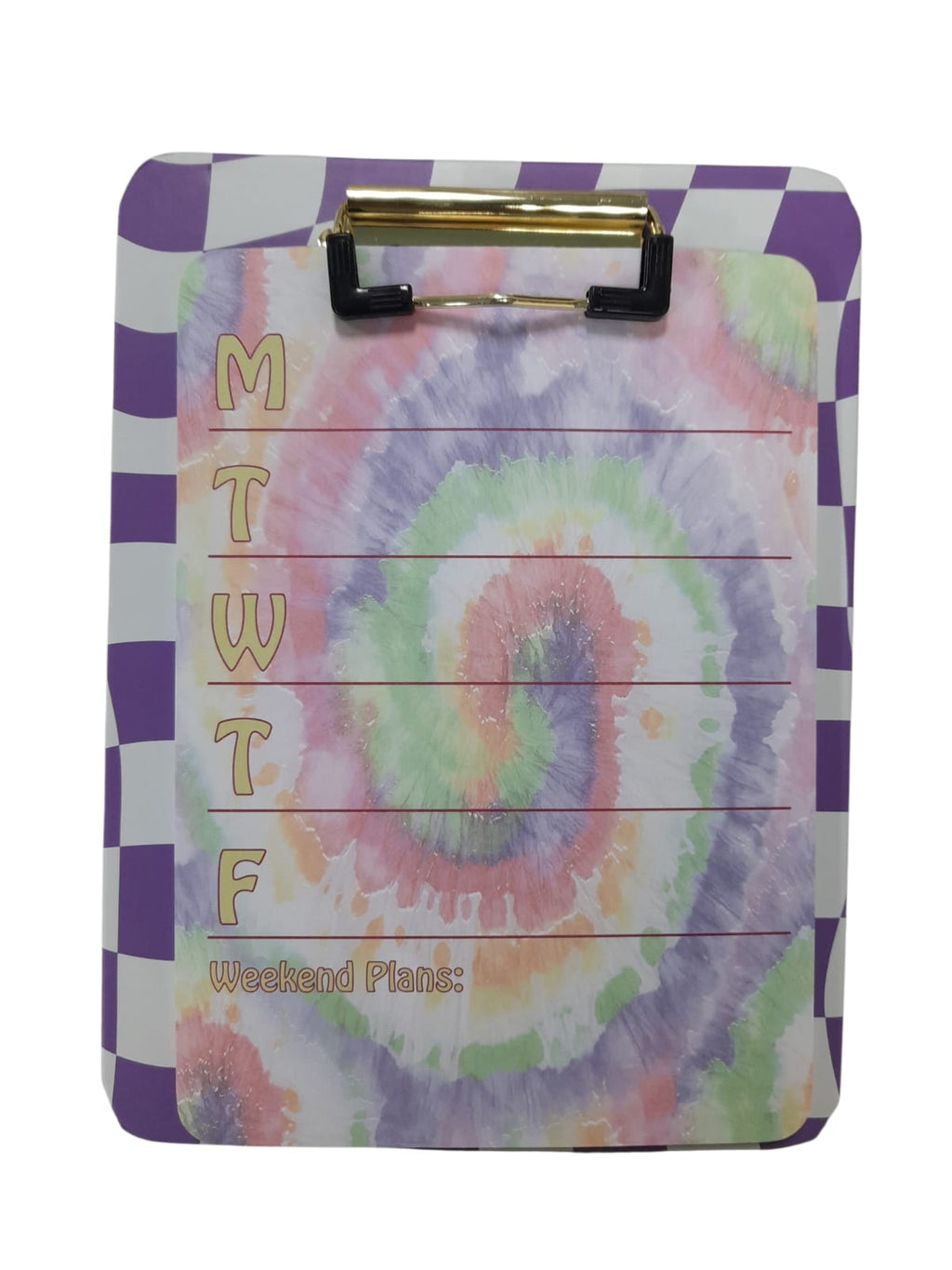 Mini Weekly Note Pad con Clipboard e Imán.