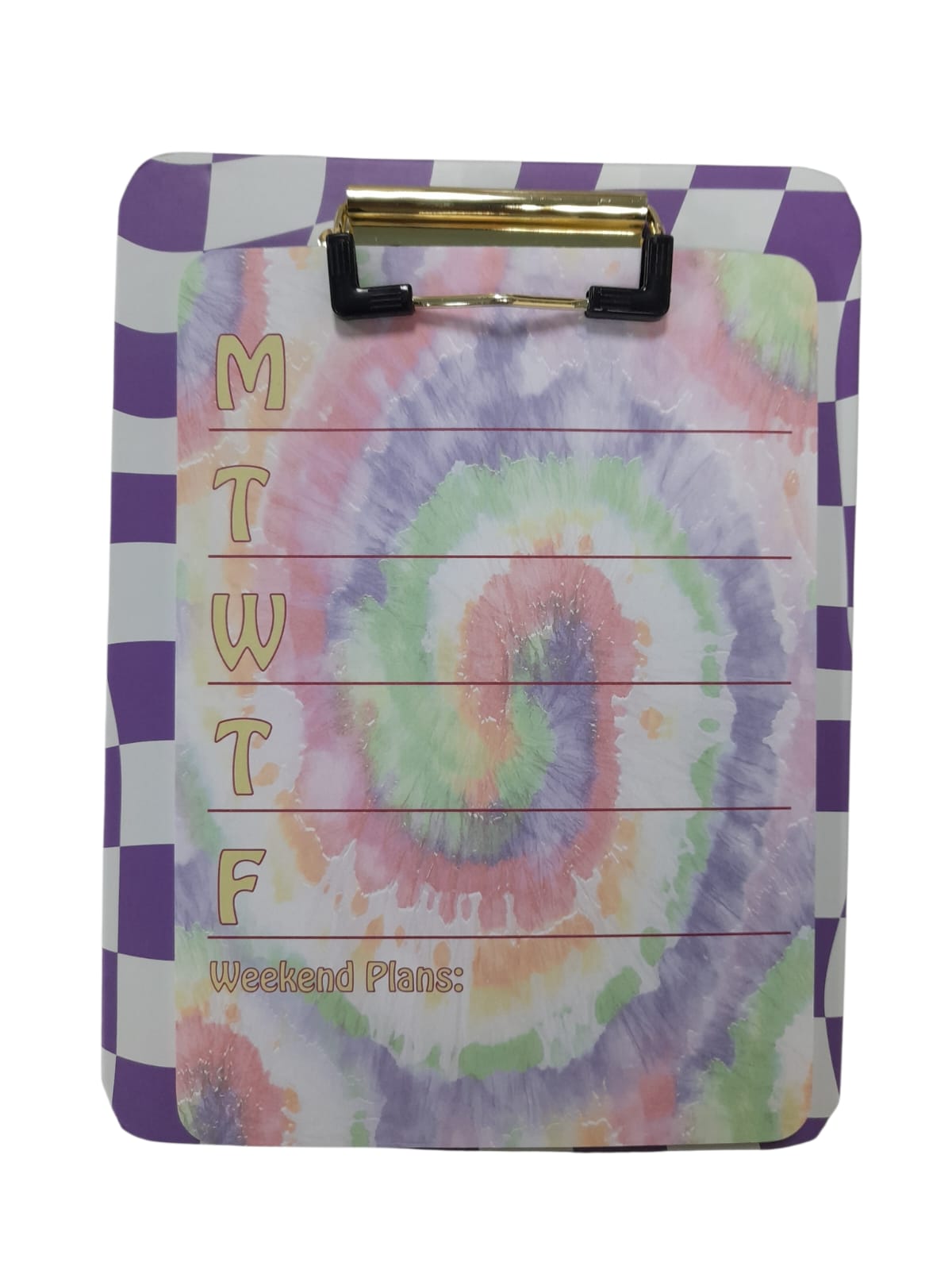 Mini Weekly Note Pad con Clipboard e Imán.