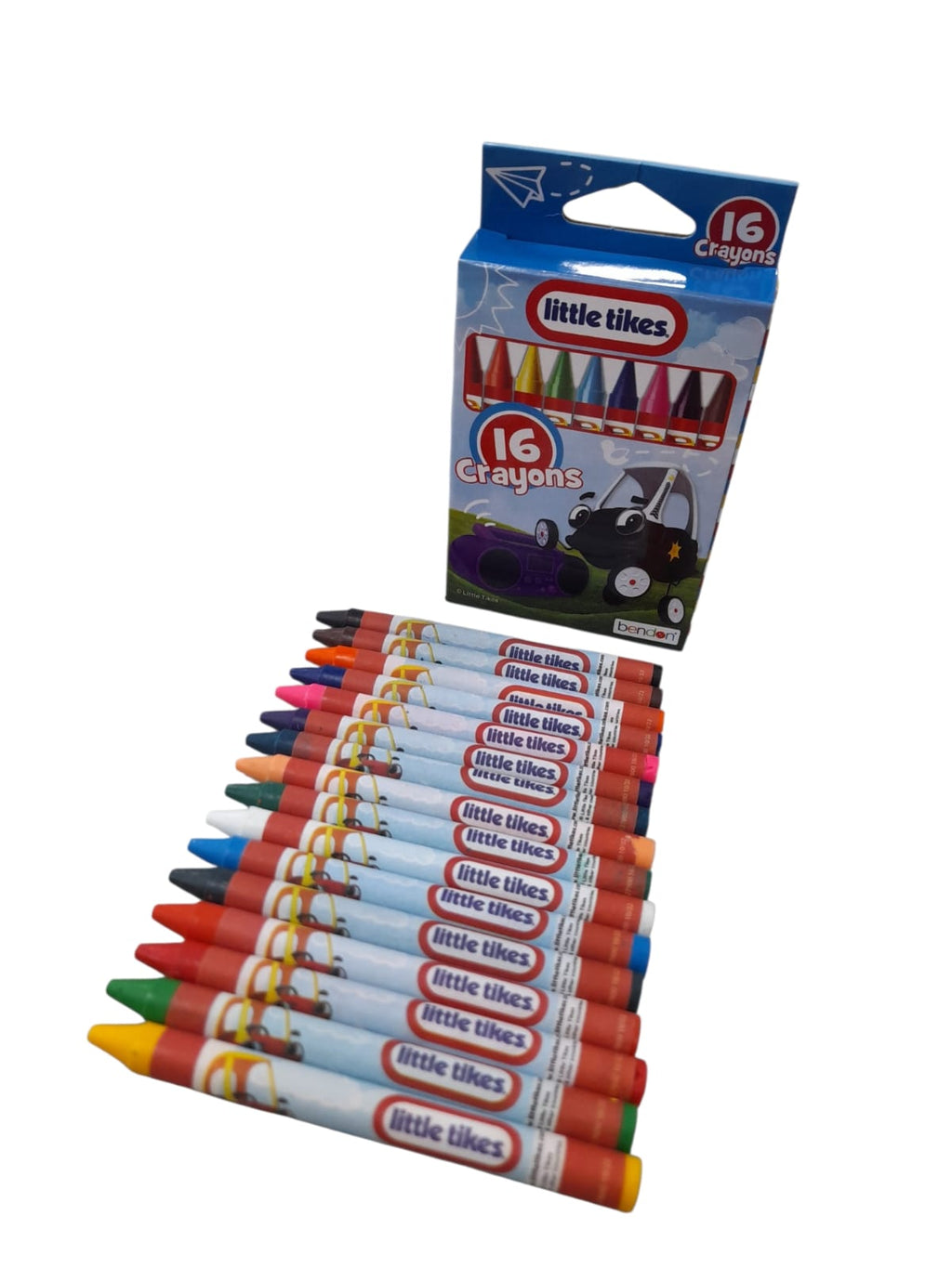 Crayones de Colores con Personajes de Disney - Set de 16 Colores.