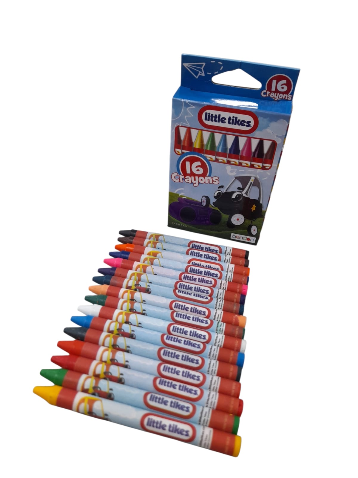Crayones de Colores con Personajes de Disney - Set de 16 Colores.