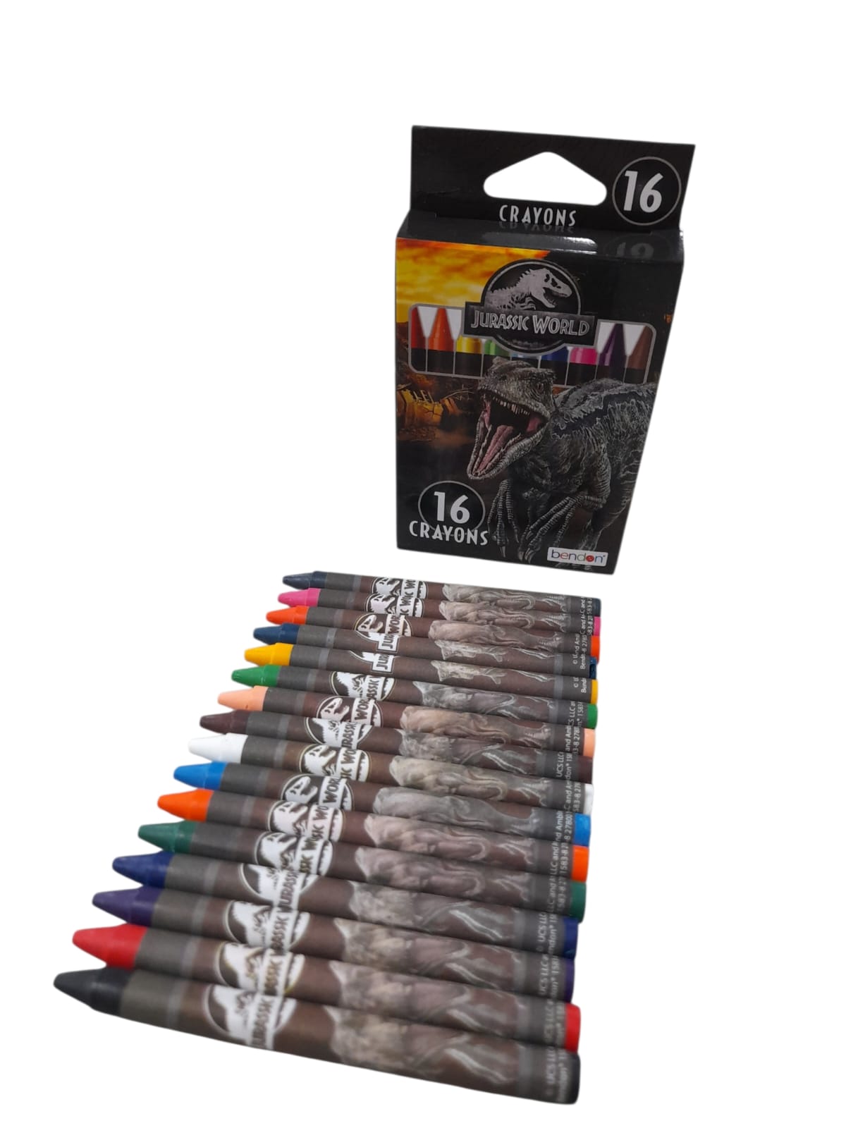 Crayones de Colores con Personajes de Disney - Set de 16 Colores.