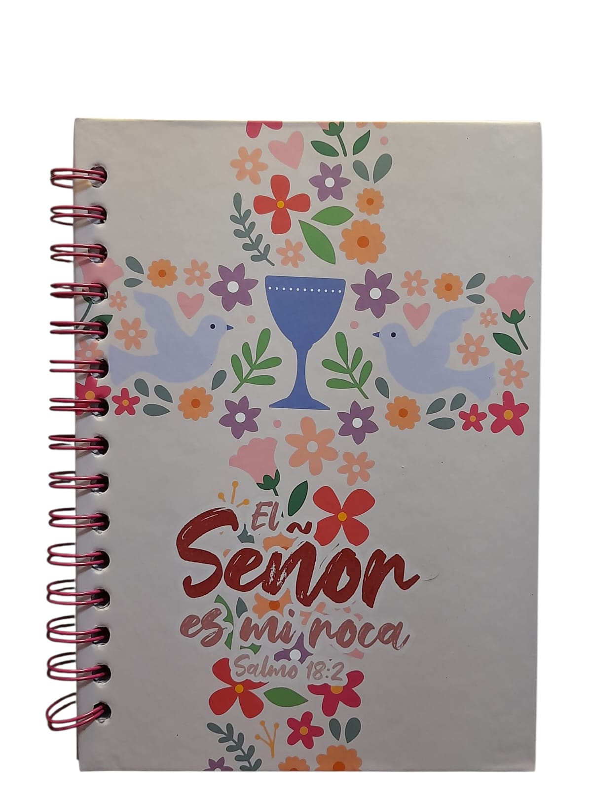 Libretas con Mensajes Bíblicos de Carpeta Dura (6"x8.5")