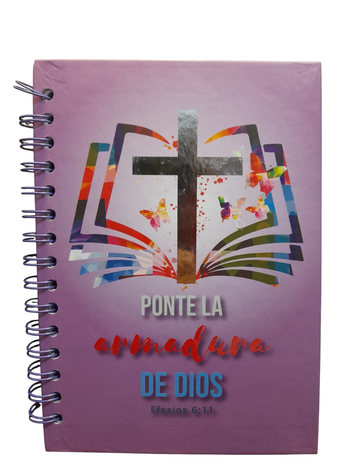 Libretas con Mensajes Bíblicos de Carpeta Dura (6"x8.5")