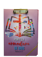 Libreta "Clipfolio" con Mensajes Bíblicos