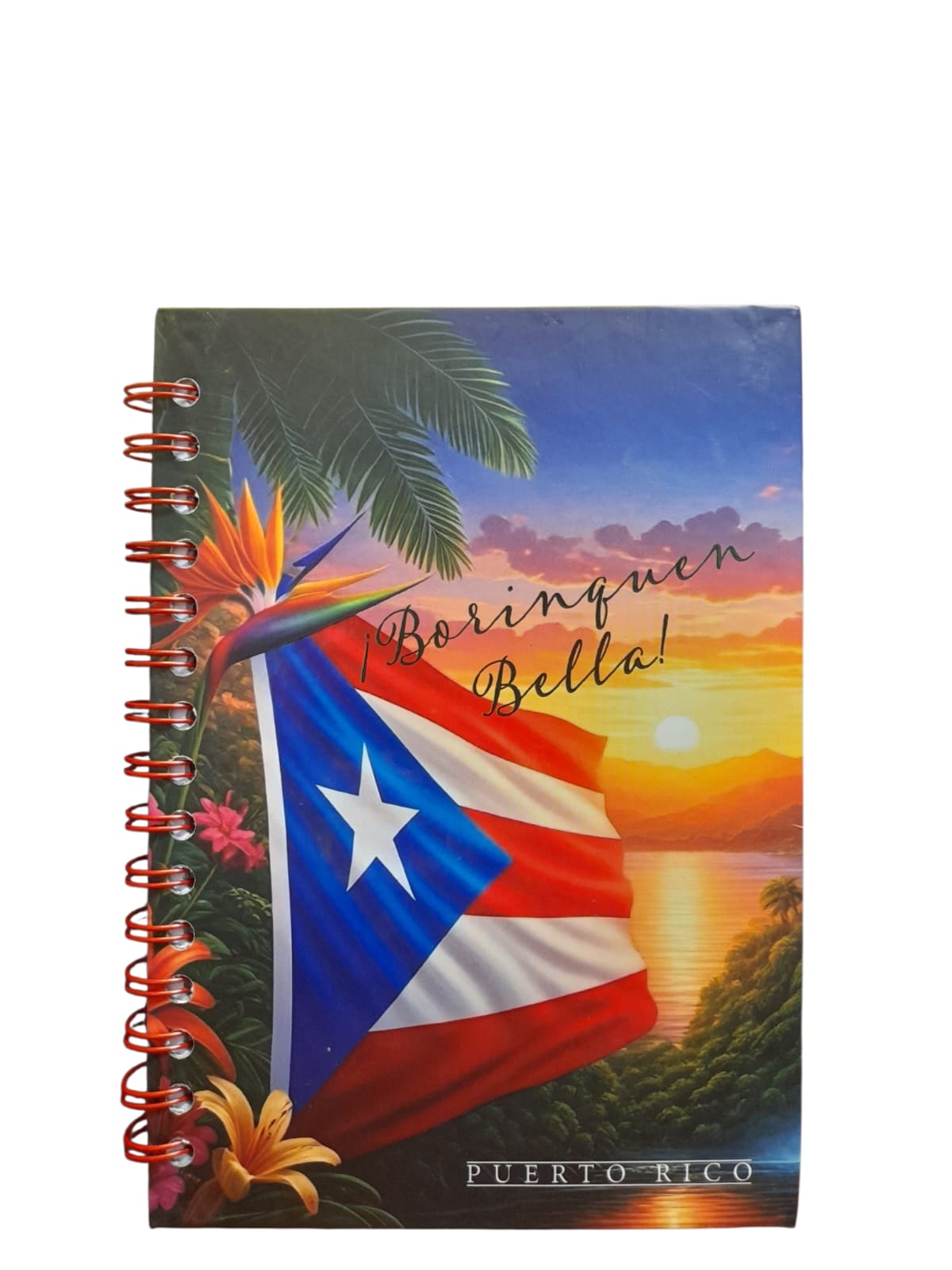 Souvenir de Puerto Rico - Libretas de Argolla / Carpeta Dura (6"x8.5")