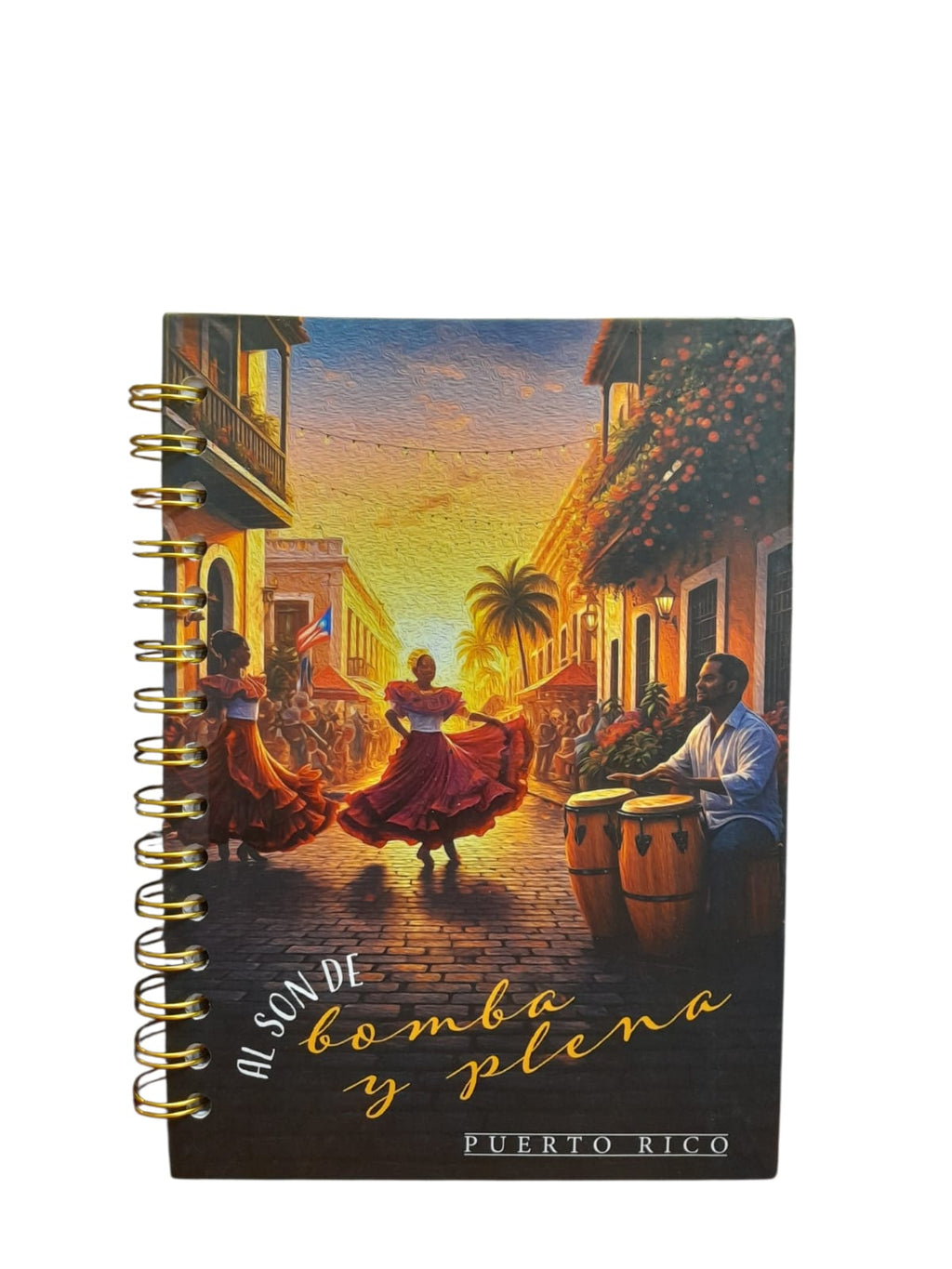Souvenir de Puerto Rico - Libretas de Argolla / Carpeta Dura (6"x8.5")