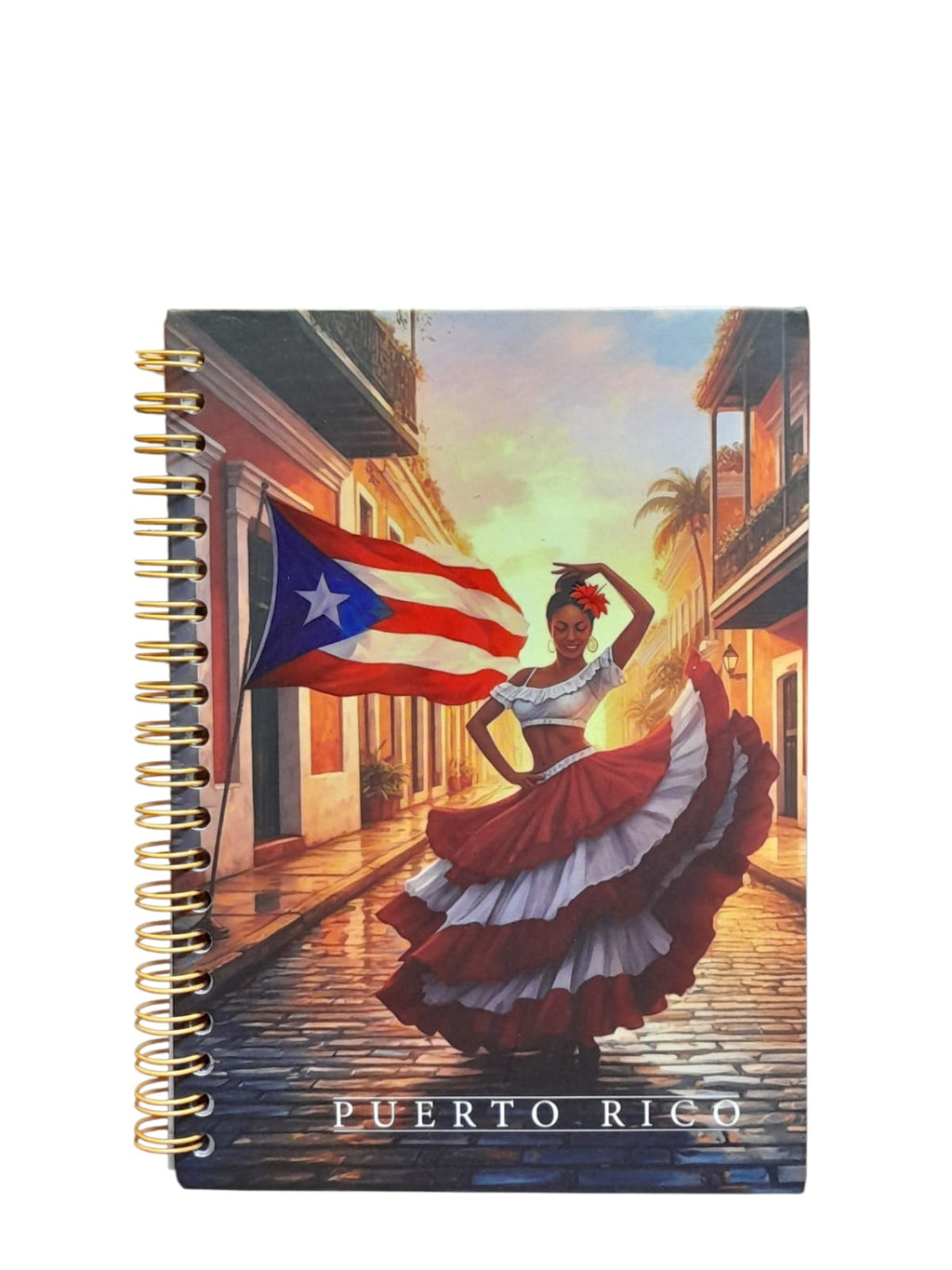 Souvenir de Puerto Rico - Libretas de Argolla / Carpeta Dura (5"x7")