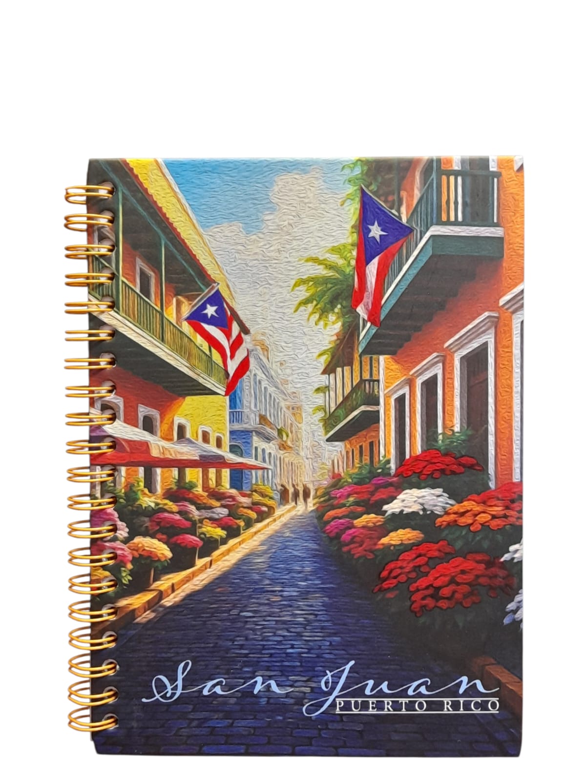 Souvenir de Puerto Rico - Libretas de Argolla / Carpeta Dura (5"x7")