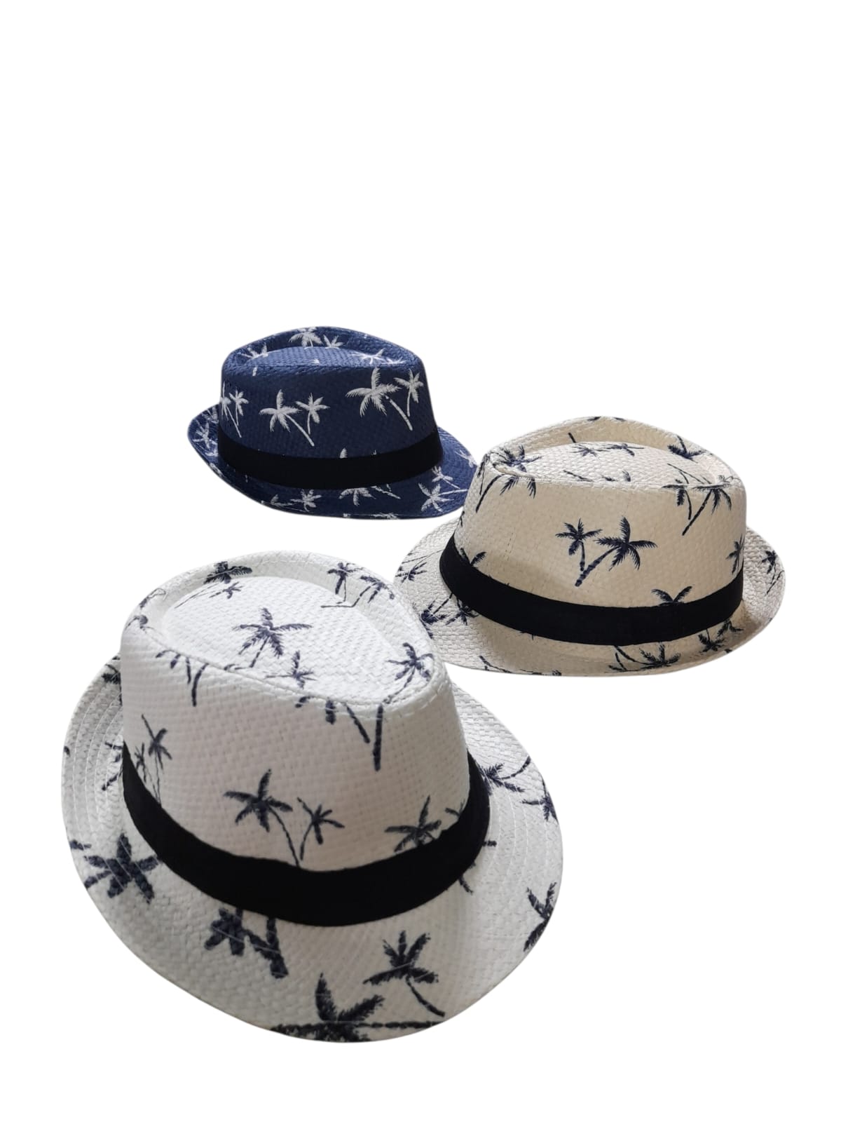 Fedora Tropical con Estampado de Palmas