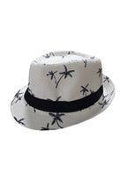 Fedora Tropical con Estampado de Palmas
