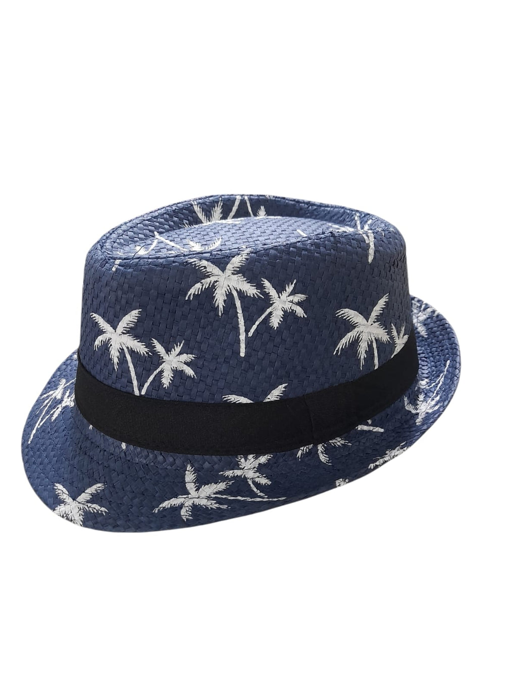 Fedora Tropical con Estampado de Palmas