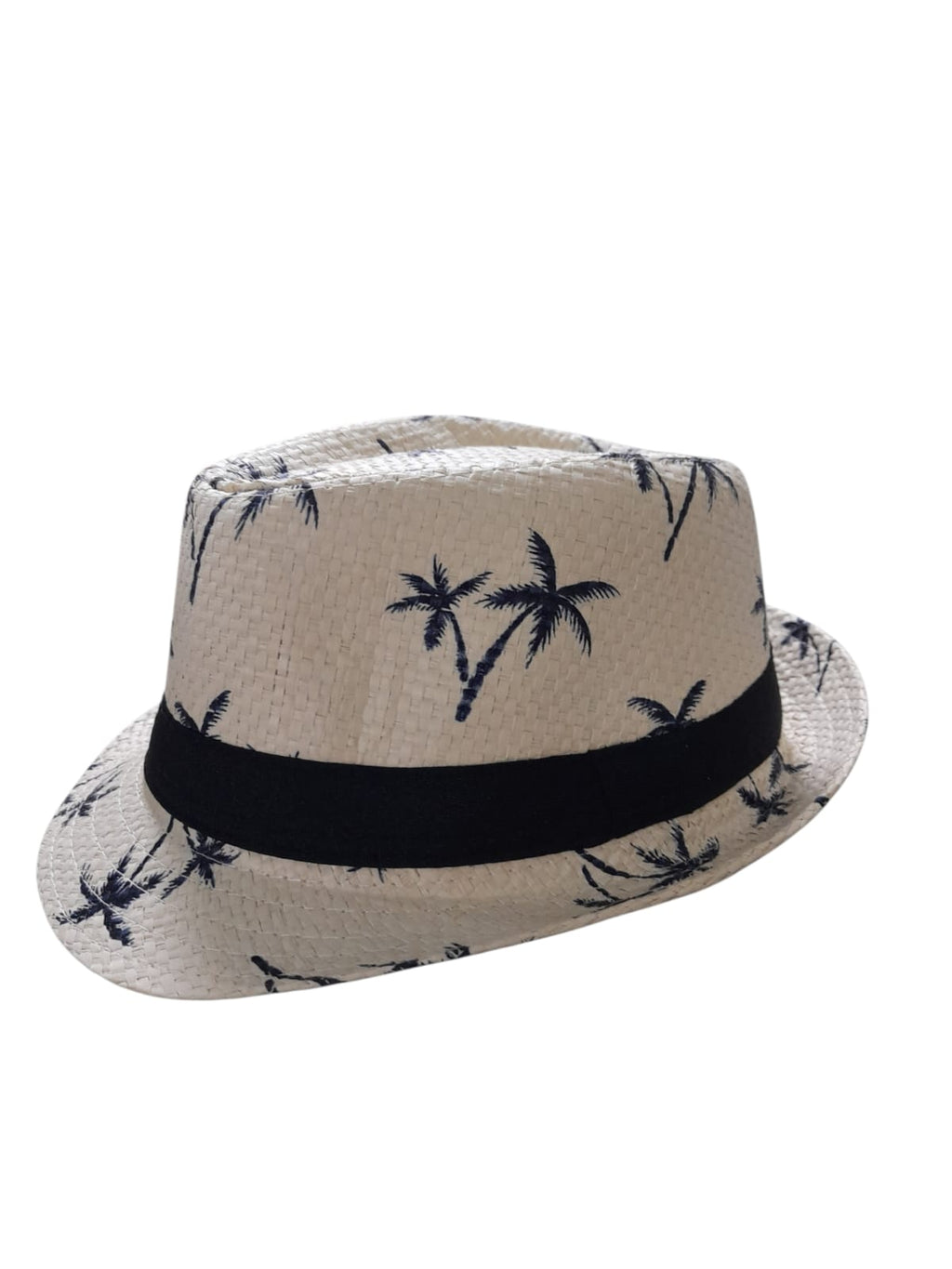 Fedora Tropical con Estampado de Palmas