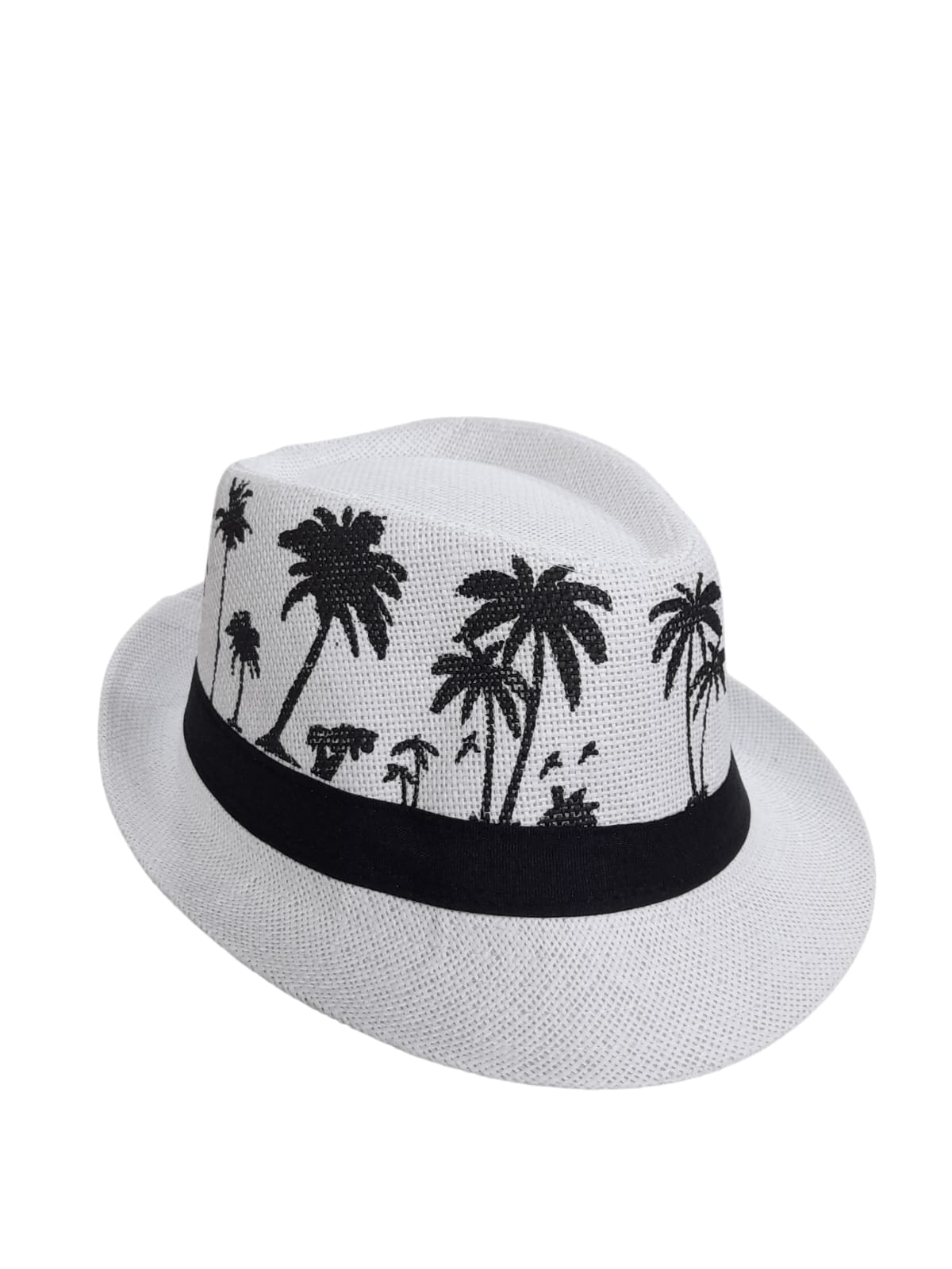 Fedora Tropical - Diseño de Palmas en la Copa