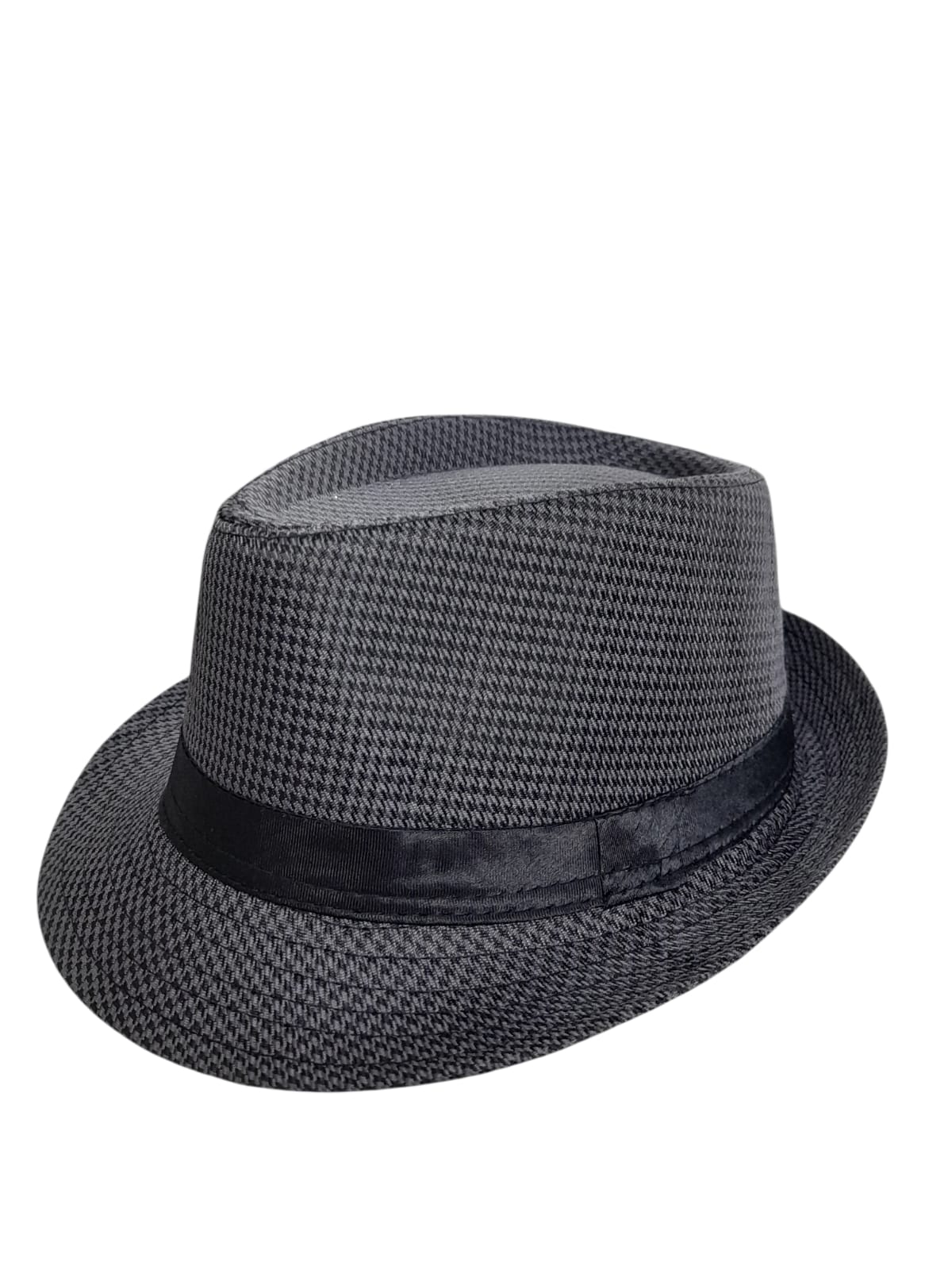 Fedora Clásica (Houndstooth Pattern)